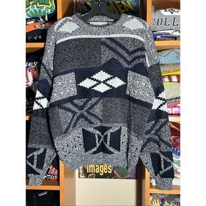 Vintage 90s Michael Gerald Acrylic Knit Sweater